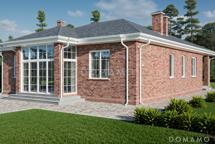 Проект дома из газобетона «АИСТ-КОМФОРТ-125»