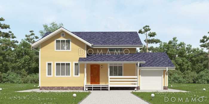 Проект дома с функционально распланированной планировкой