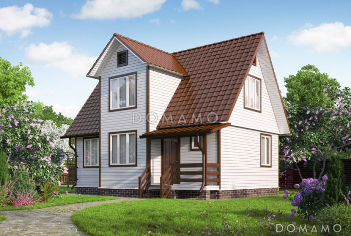 Проект дома 7х9 из бруса