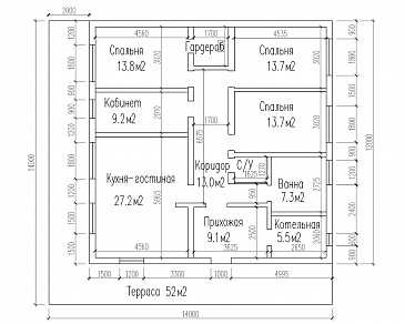 КП-004 / План 1 этажа