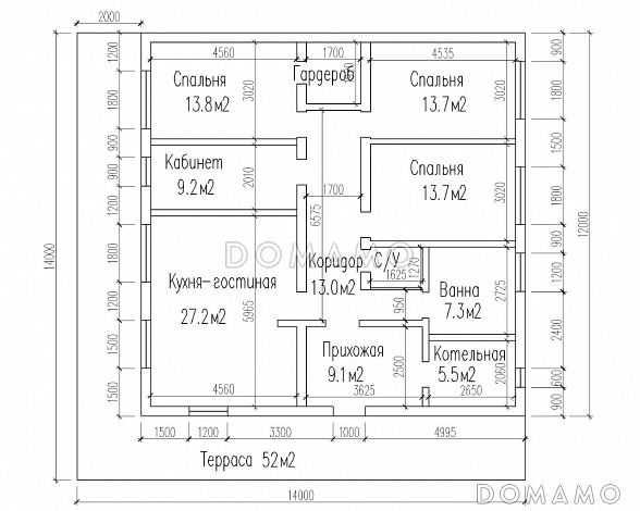 КП-004 / План 1 этажа
