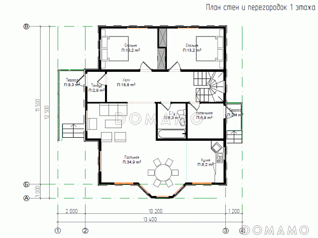 Каркасный дом 