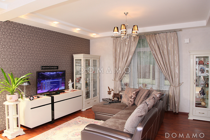 Проект кирпичного дома с 4 спальнями