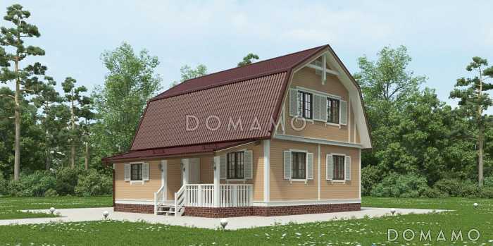 Проект дома с логичной планировкой внутреннего пространства