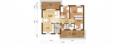 АЛЬФА 150 / План 1 этажа