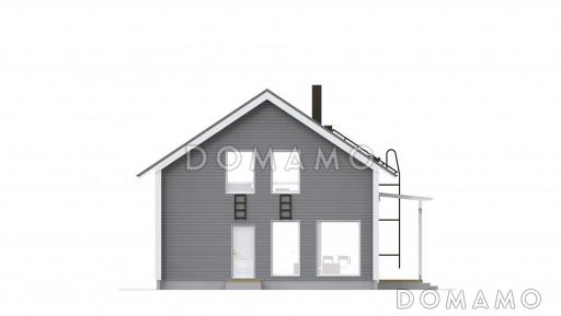 Проект небольшого дома / Фасад 3