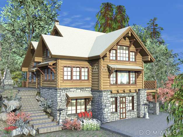 Проект дома в Альпийском стиле