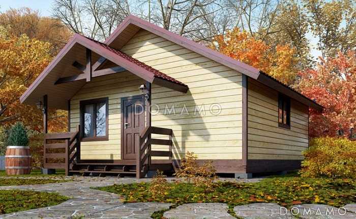 Проект каркасной бани 6х6