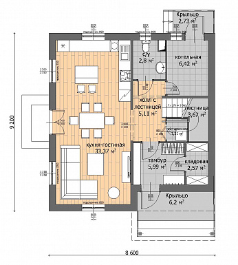 BASIS 120 / План 1 этажа