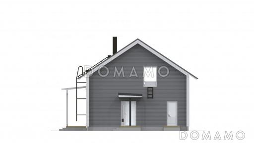 Проект небольшого дома / Фасад 1