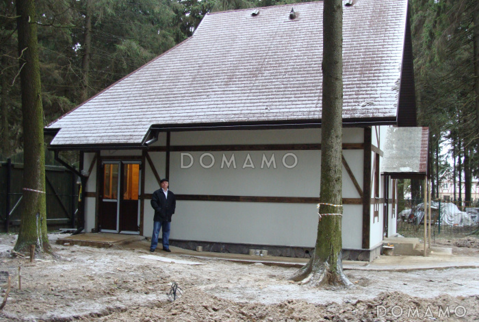 Проект каркасного дома для прислуги