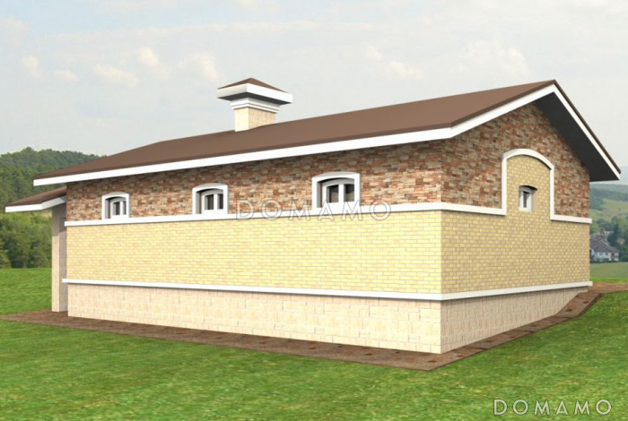 Проект гаража без подвала