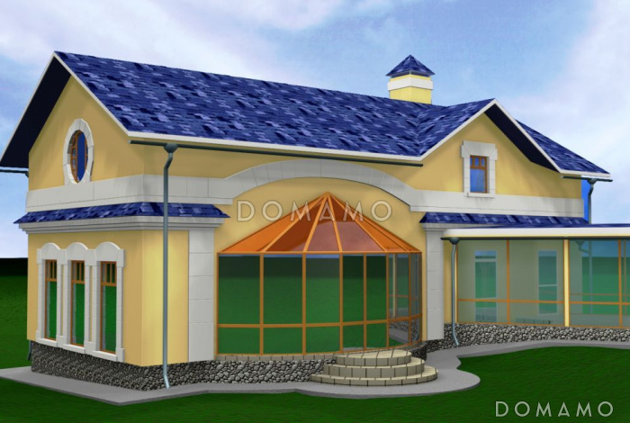 Проект бассейна круглогодичного использования с чердачным этажом под физкультурный зал